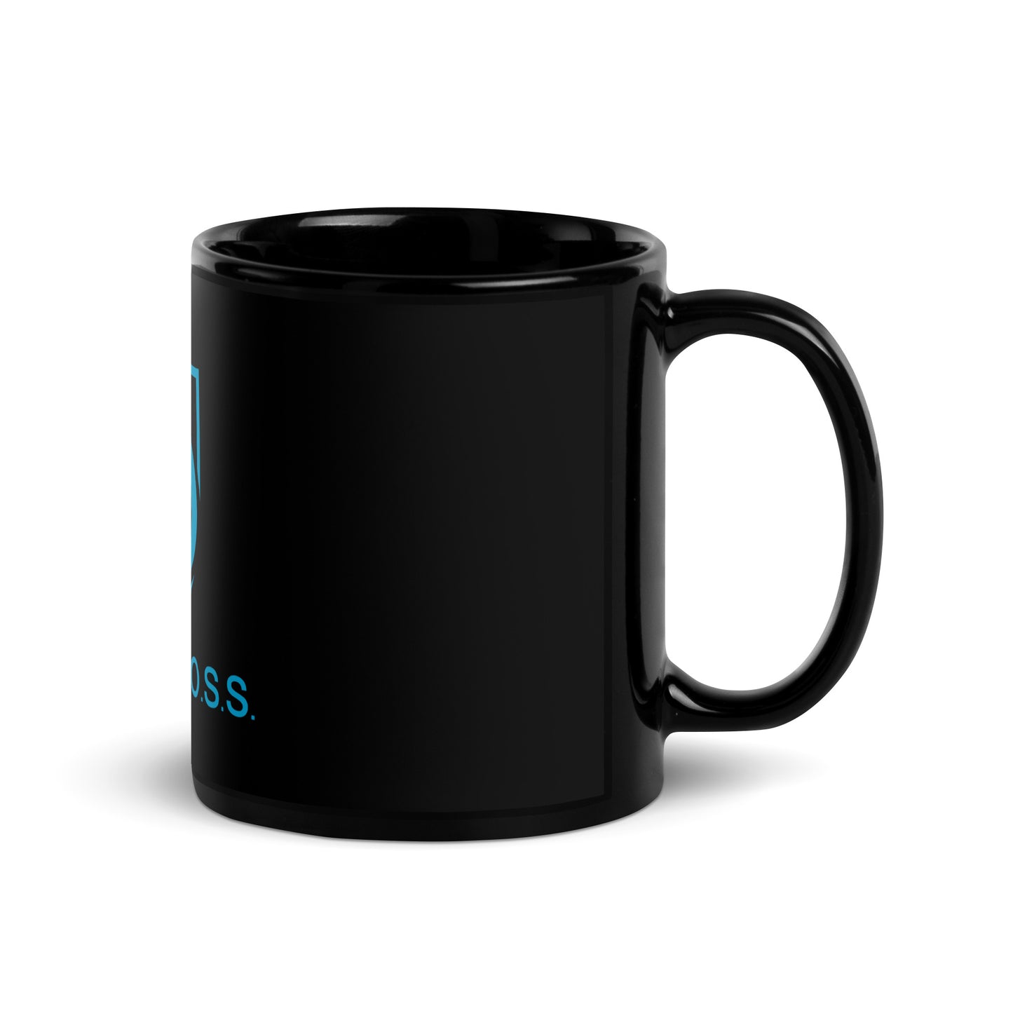 safe soss Black Glossy Mug