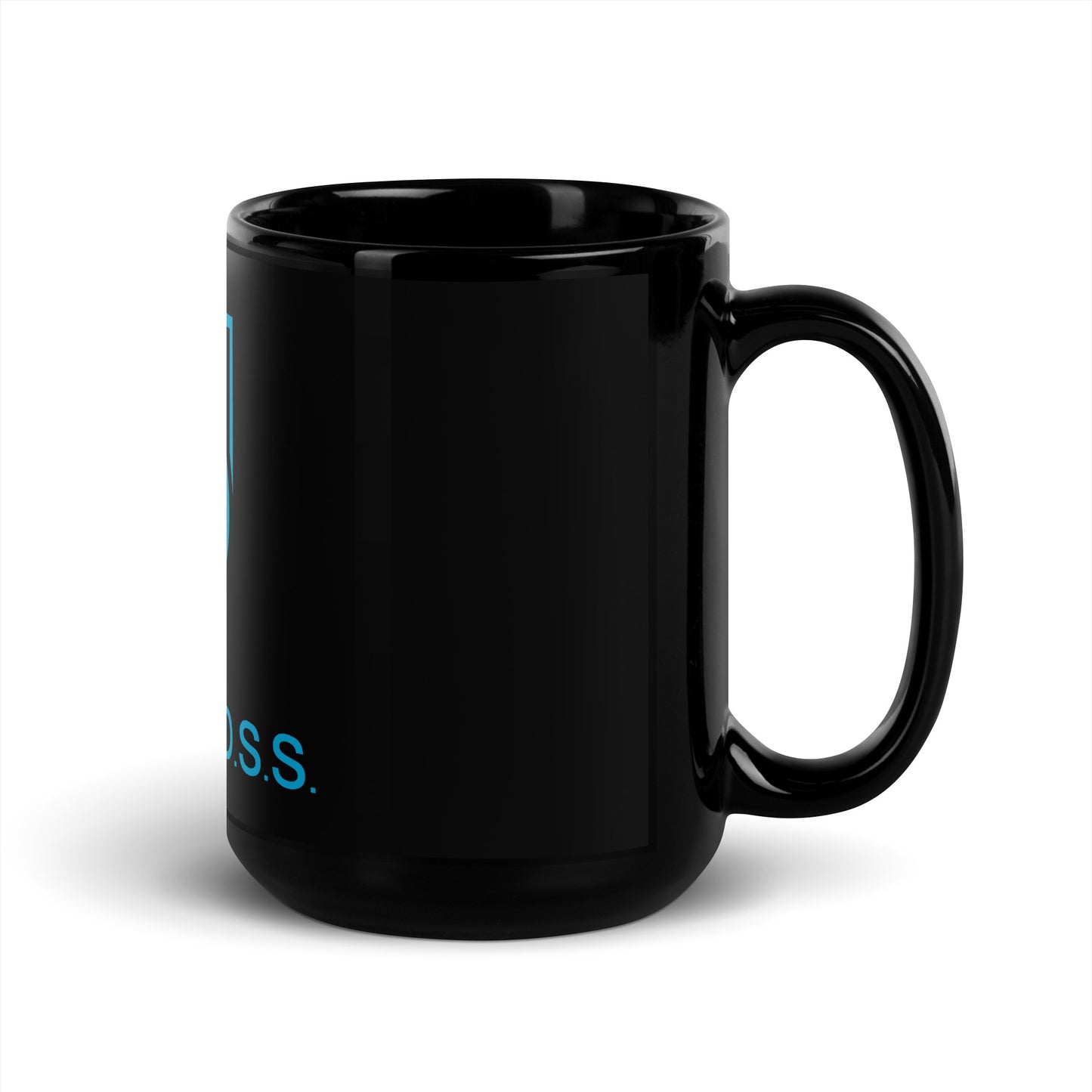 safe soss Black Glossy Mug